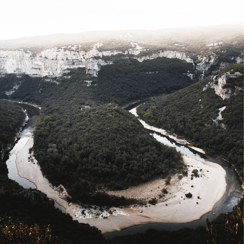 Take advantage of your home's close proximity to the beautiful beach – cool off with a dip or go canoeing in the Ardèche river, only 300 metres away