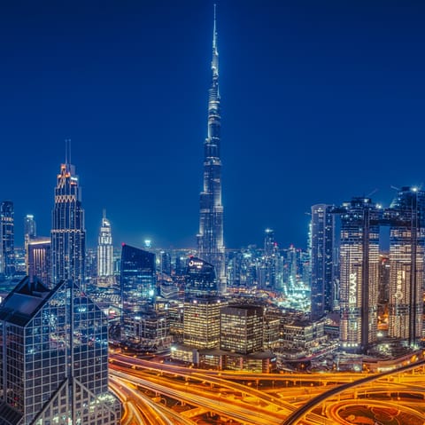 Visit the famous Burj Khalifa in Downtown Dubai
