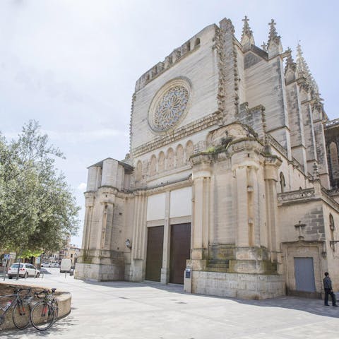Explore the historic sights of Manacor, a six-minute drive away