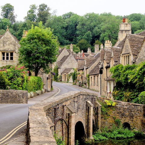 Jump in the car and explore the charming Cotswold villages