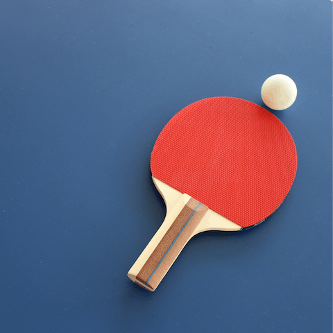Play a round of table tennis or pool in the games room