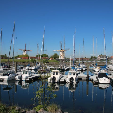 Charter a sailing boat or take a tour and enjoy getting out on the water