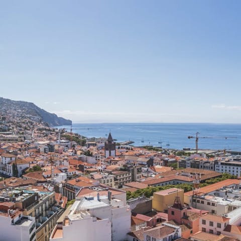 Step outside and embrace the sun-drenched shores of Funchal
