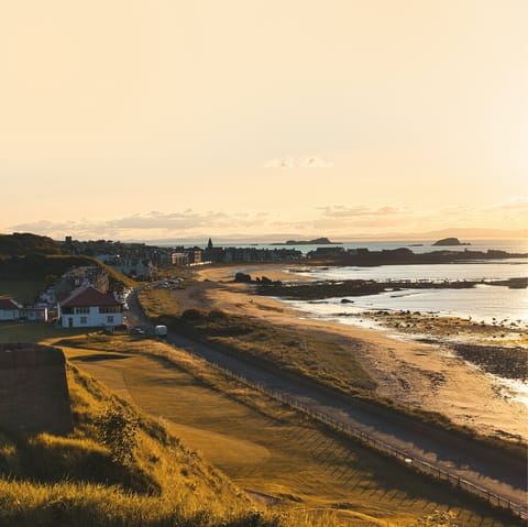 Make the ten-minute drive to the charming seaside town of North Berwick