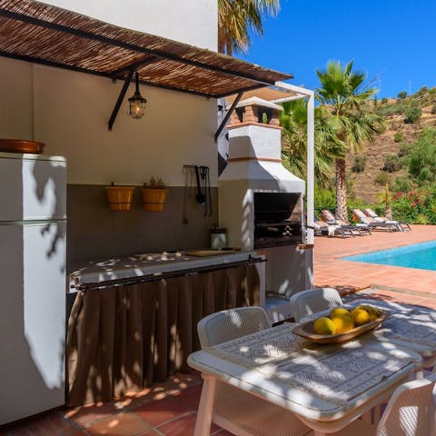 Cook up some delicious Spanish cuisine in your outdoor kitchen