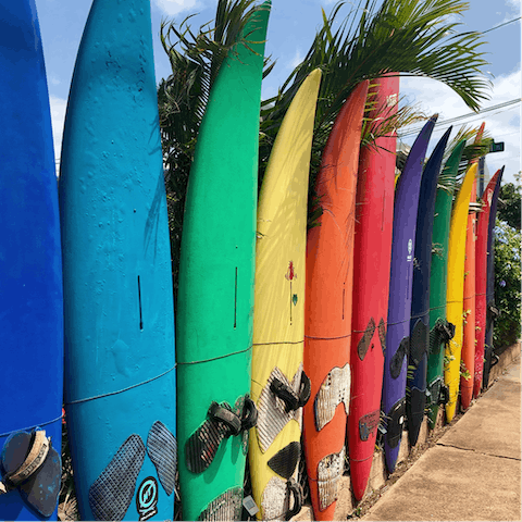 Grab your board and ride the waves at Mission Beach