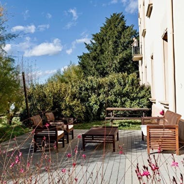 Spend the morning savouring brunch on your private decking in the garden