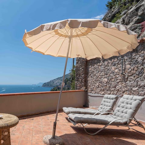 Soak up the sun on one of the many terraces and balconies