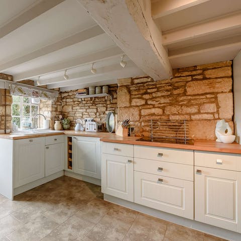 Cook up a delicious roast dinner in the kitchen to share on a Sunday