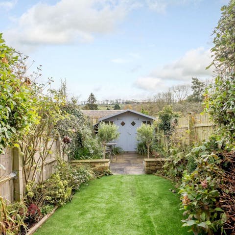 Mix a jug of Pimm's and relax outside on the grassy lawn