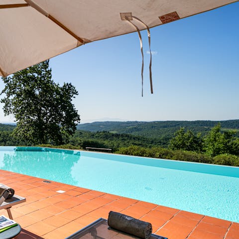 Admire panoramic views from the pool