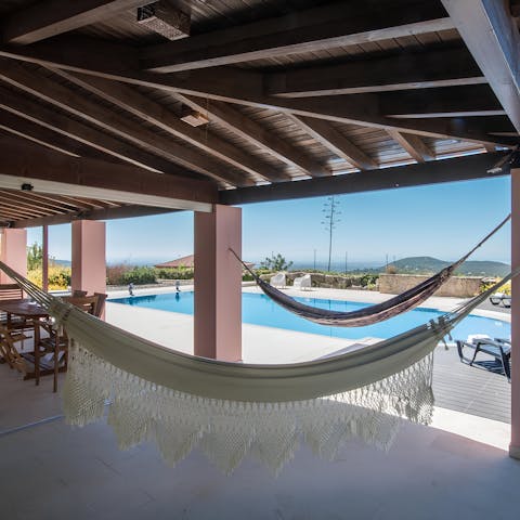 Swing gently in the hammock as you enjoy an afternoon siesta