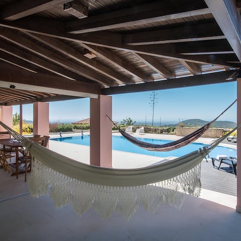 Swing gently in the hammock as you enjoy an afternoon siesta