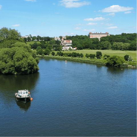 Spend the day in beautiful Richmond upon Thames – get the train there from Acton South station, under a ten-minute walk away