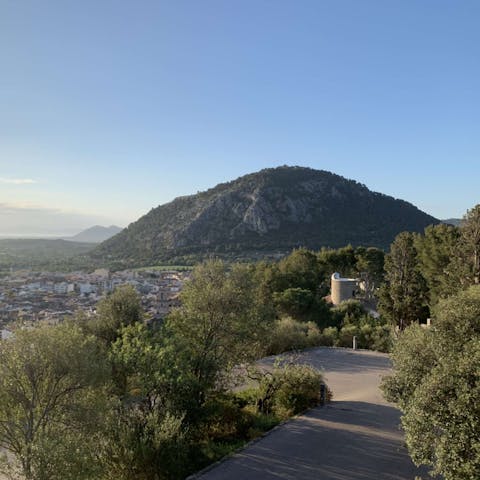 Spend your days wandering Mediterranean gardens and the narrow streets of Pollensa Old Town