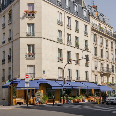 Wander around your locale in the 5th arrondissement to find excellent cafés and bars