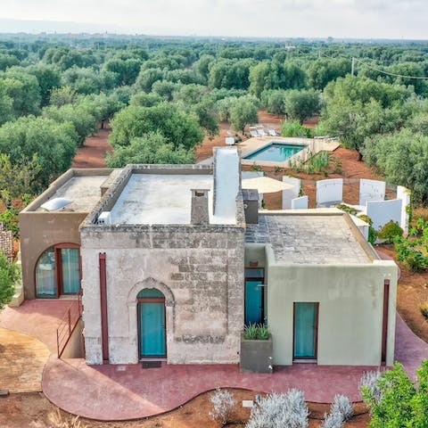 Discover a secluded sanctuary in the heart of the Apulian countryside