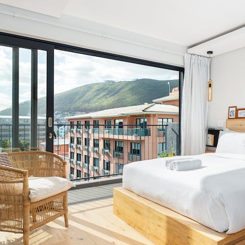 Imagine waking each morning to this view from the mezzanine bedroom