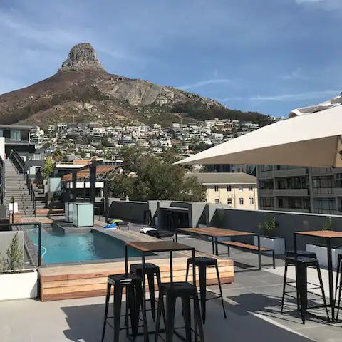 Get to know the locals up on the communal roof terrace that offers one of the best views in the city