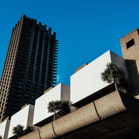 Catch the Northern Line for ten minutes to the Barbican Centre