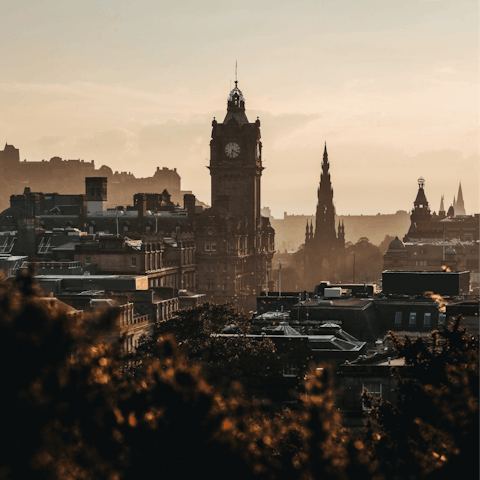 Explore Edinburgh’s Old Town, known for winding lanes, historic homes and and The Royal Mile