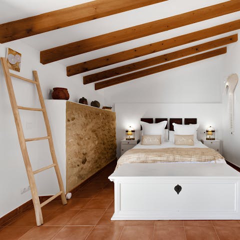 Drift off to sleep in the beautifully-restored bedrooms