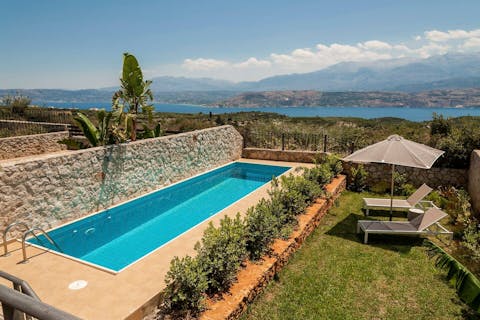 Cool down in the private pool