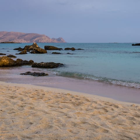 Wind down at Marathi Beach, just five-minutes drive away