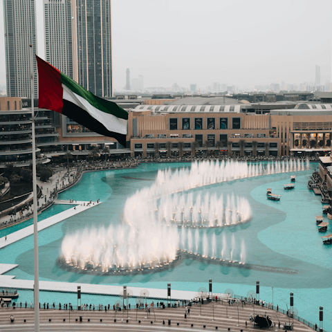 Take a five-minute walk to Dubai Mall