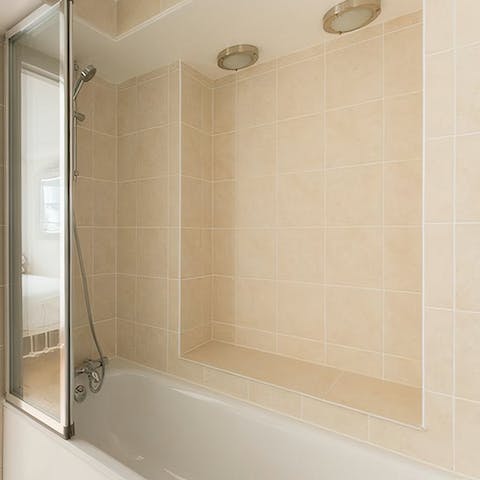 Finish the day with a rejuvenating soak in the bathtub