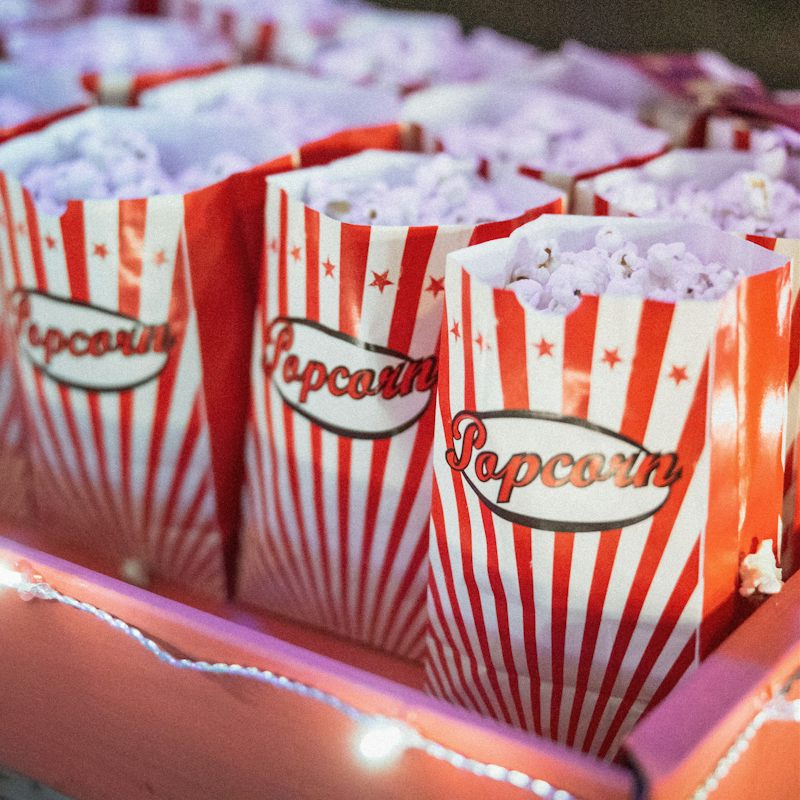 Settle in for a good film in the attic's movie theatre