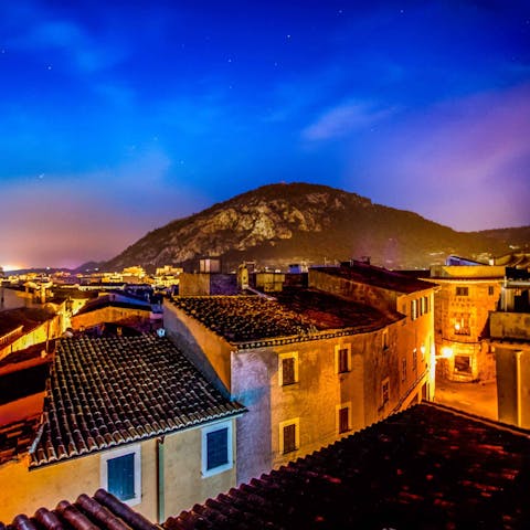 Cast your gaze towards the Tramuntana Mountains from the rooftop terrace