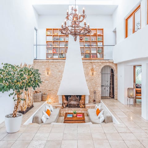 Cool off from the heat in a stylish open-plan living space