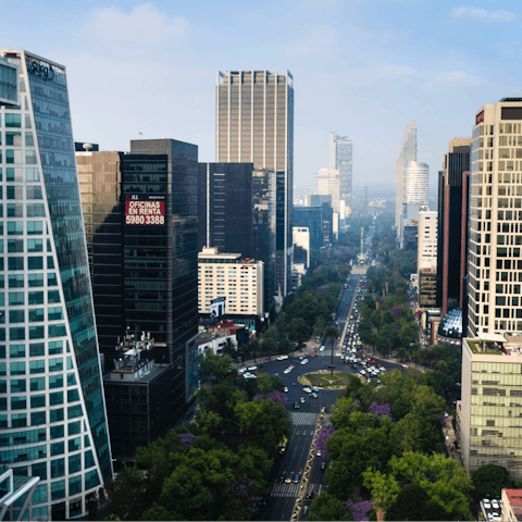 Explore Mexico City from your central location in Polanco