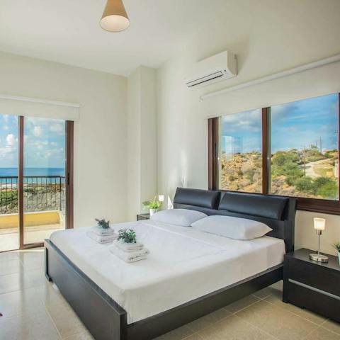 Wake up to picture-perfect views in every bedroom