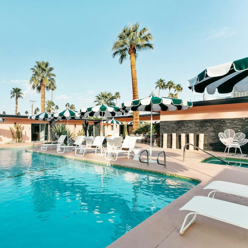 Lounge by the pool in style