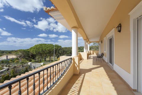 Sip your morning cuppa from the private balcony, soaking up the sun and views