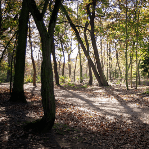 Take a break from the city in nearby Bois de Boulogne