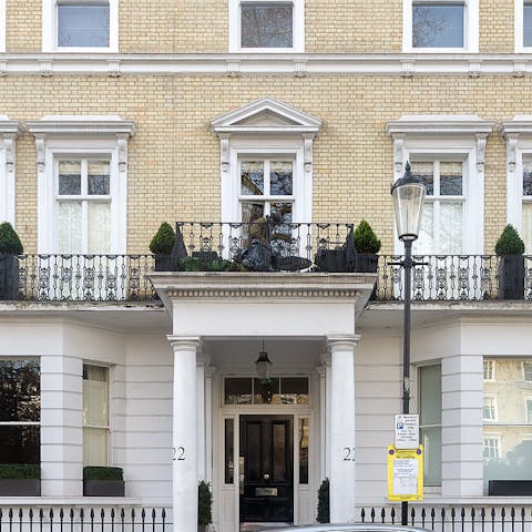 Marvel at the elegance of your front entrance