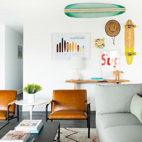 Take in the cornucopia of California beach-inspired artworks and objects