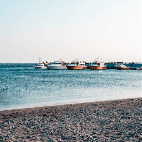 Head to Plakias Beach, just 50m away, and spend the day on the coast