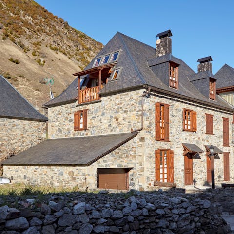 Stay in this spectacular stone escape, deep in the Spanish Pyrenees