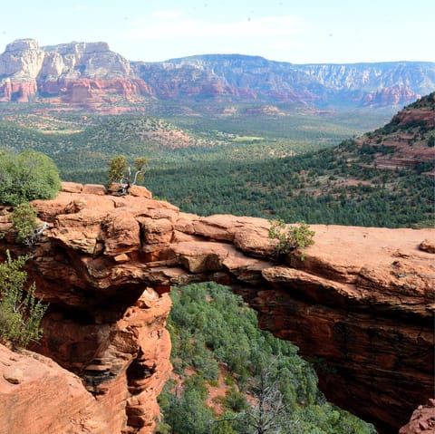 Walk the local hiking trails and explore the rugged beauty of Arizona