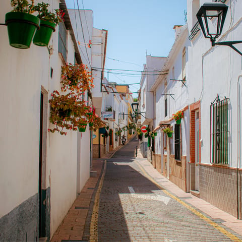 Stroll along the coast to Estepona or hit the beach, 100 m away