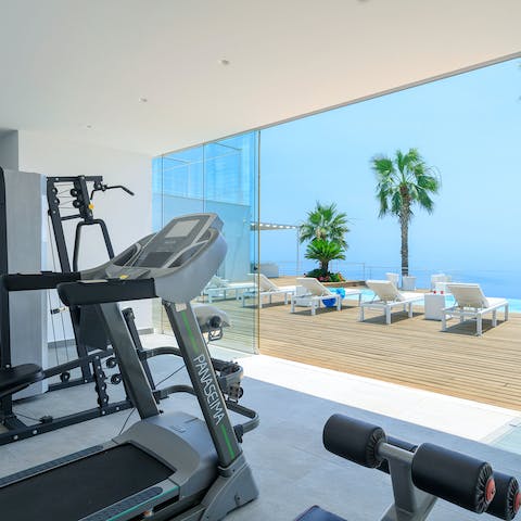 Get a work-out in without losing sight of the view