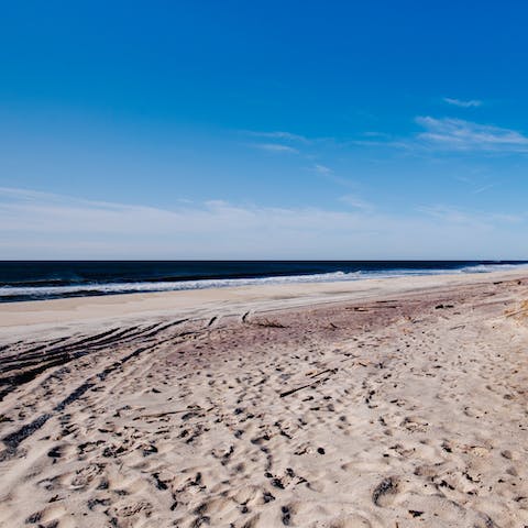 Soak up the sea air at Foster Memorial beach in Sag Harbor