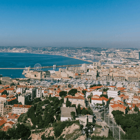 Take a day-trip to Marseille – you can be there in about an hour