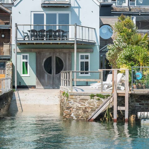 Launch off from the home’s private jetty to explore Salcombe’s waters