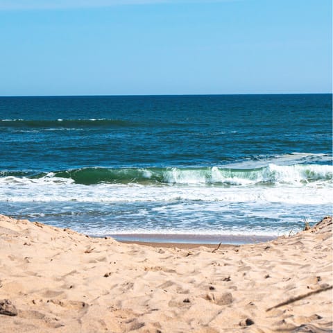 Walk to The Hamptons' famous beaches in less than five minutes