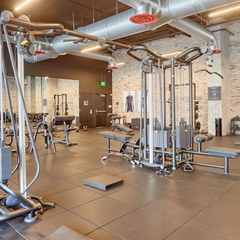 If you have energy left after exploring the city, workup a sweat in the expansive gym